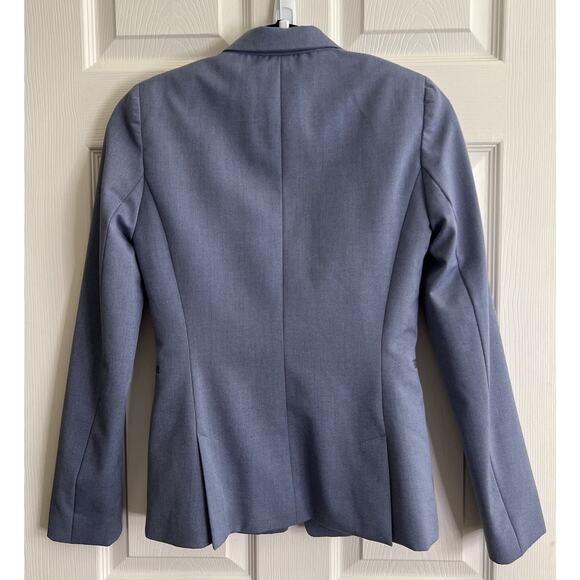 ANTONIO MELANIE Women's Blue Blazer Jacket Straight Leg Pant Suit - Picture 3 of 16